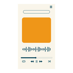 Music Player UI Element