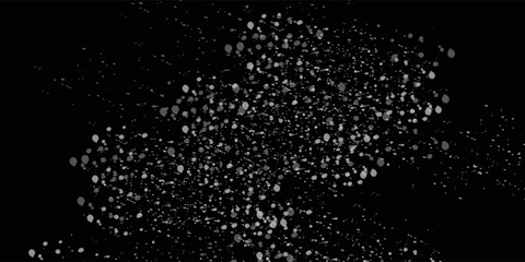 Falling white snow flakes background illustration. Realistic snow snowflakes winter background design