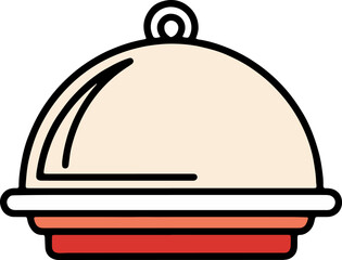 Catering Food Cloche and Serving Dish Icon
