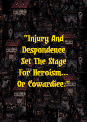 Injury And Despondence Set The Stage