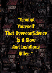 Overconfidence Is A Slow And Insidious Killer
