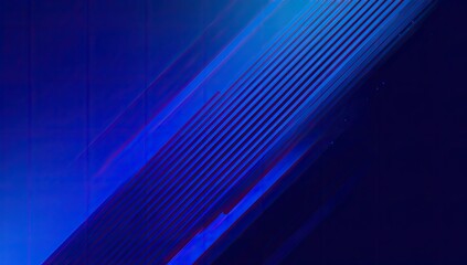 Abstract blue gradient with diagonal red lines, dynamic, and blurred