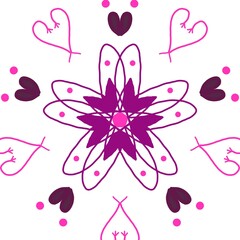 Fototapeta premium abstract floral background