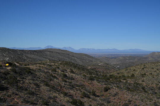 Cloudcroft, New Mexico, USA - December 21, 2025: Tunnel Vista Observation Site in the Lincoln National Forest 