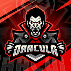 Dracula esport mascot logo design