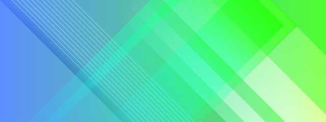 Blue and green gradients intersect with geometric shapes. Suitable for backgrounds, digital art, web design, and abstract graphics with a modern twist
