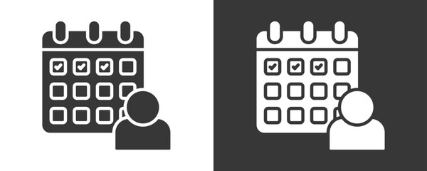 Attendance Icon Set Multiple Style Collection