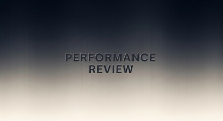 Obraz premium Annual performance review meeting in modern office setting