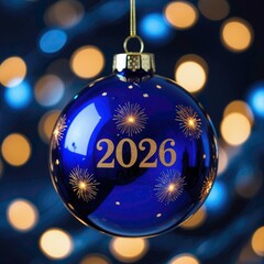 christmas background with balls