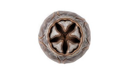 Nutmeg seed shell remains