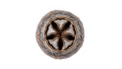 Nutmeg seed shell remains
