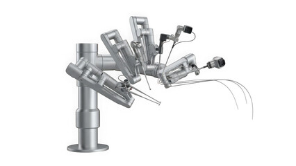 Robotic surgical system with multiple arms and instruments