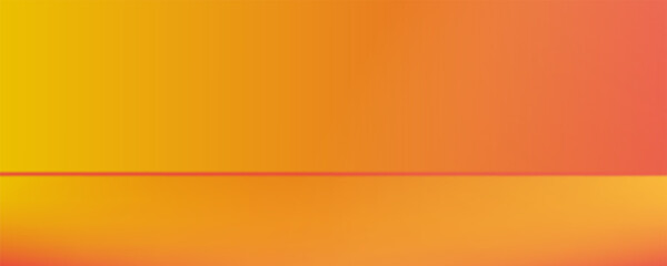 Orange studio background. Studio backdrop. Modern design for presenting your product