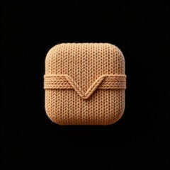 Knitted case for earbuds