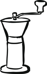 Obraz premium Hand crank coffee mill