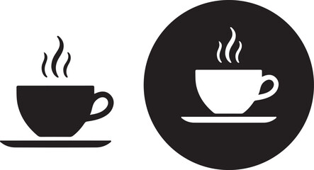 Obraz premium coffee cup icon vector isolated on white background. Coffee cup icon.