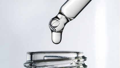 Minimalist Glass Dropper Serum Macro