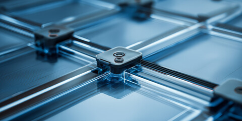 Innovative technology showcase modern laboratory image of advanced sensors futuristic setting close-up perspective