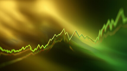 Market trends visualization financial data chart analysis abstract environment dynamic viewpoint growth concept