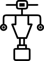 vector illustration of a set of electric plug