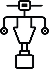 vector illustration of a set of electric plug