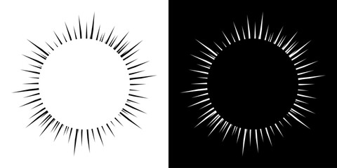 Fototapeta premium Dynamic abstract spiral sound wave rhythm lines. Circular spiral sound wave rhythm of lines. Circular futuristic abstract lines, black and white background. 