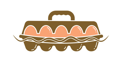 Egg storage represented by an color icon.
