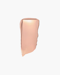 Smooth beige foundation smear for flawless makeup look