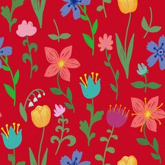 seamless floral pattern