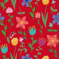 seamless floral pattern