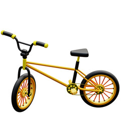 Obraz premium 3d icon sport illustration bmx bicycle cycling bike fun race perfect for sports-related designs, youth activity promotions, or active lifestyle visuals
