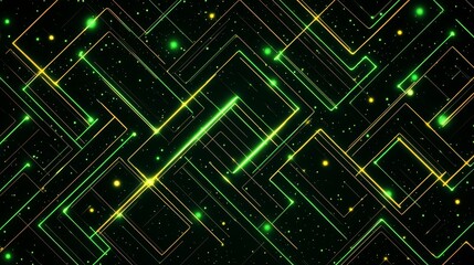 Vibrant green yellow abstract background with dynamic intersecting lines art dynamic green yellow abstract background modern intersecting lines pattern.