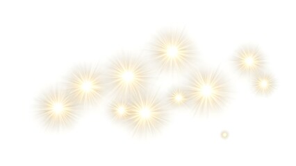 Obraz premium Blurry image of multiple yellowish oval shapes on white background