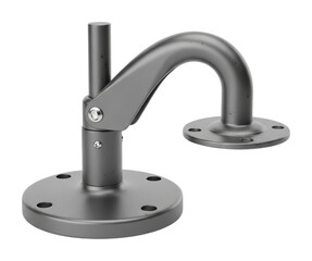 Installation workshop industrial pipe bracket and hardware guide isolated on transparent background