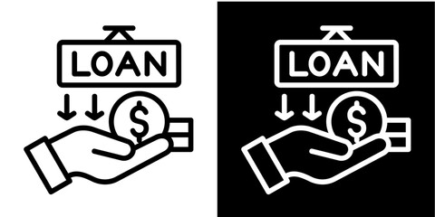 Loan Iconset White Style Collection