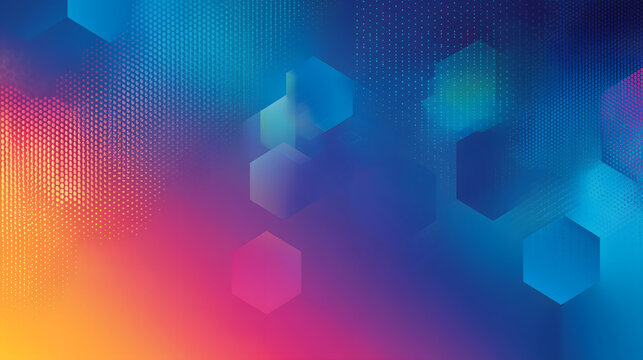 Fluid Gradient Polygon Abstract Art Injecting Energy into Social Content and Website Hero Images
