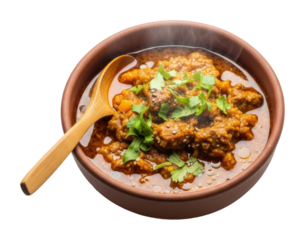 Delicious stew recipe kitchen food cozy home isolated on transparent background