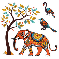 vector illustration of an elephant