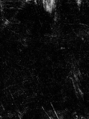Dust and scratches design. Aged photo editor layer. Black grunge abstract background