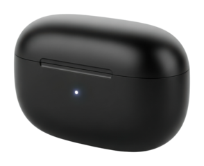 Charging wireless earbuds case home product technology isolated on transparent background