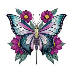 Abstract Vector Floral flower for cloth Printing.