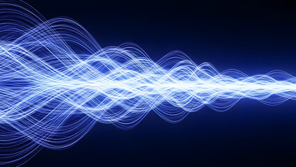 abstract blue wave background