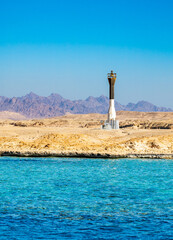 lighthouse on the sea