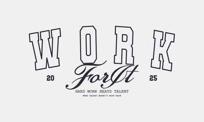 Vintage College Varsity Typography T-shirt and Poster Graphic Template Vector