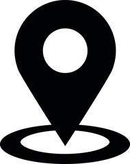 Location Pin Icon Vector Flat and Clean Look Isolated