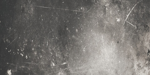 A heavily textured monochrome background with scratches spots and subtle tonal variations creates an abstract effect