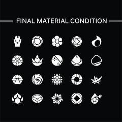 Final Material Condition Abstract Symbols Y2K Graphic Assets