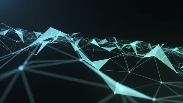 blue abstract background with world map