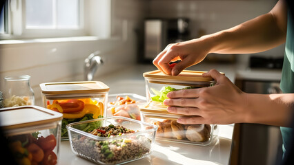 Healthy meal prep & &ldquo;food-as-lifestyle&rdquo; scenes