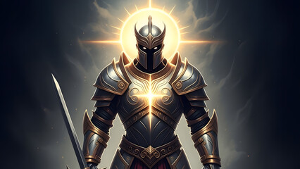 Armour of God representing spiritual strength faith protection and belief